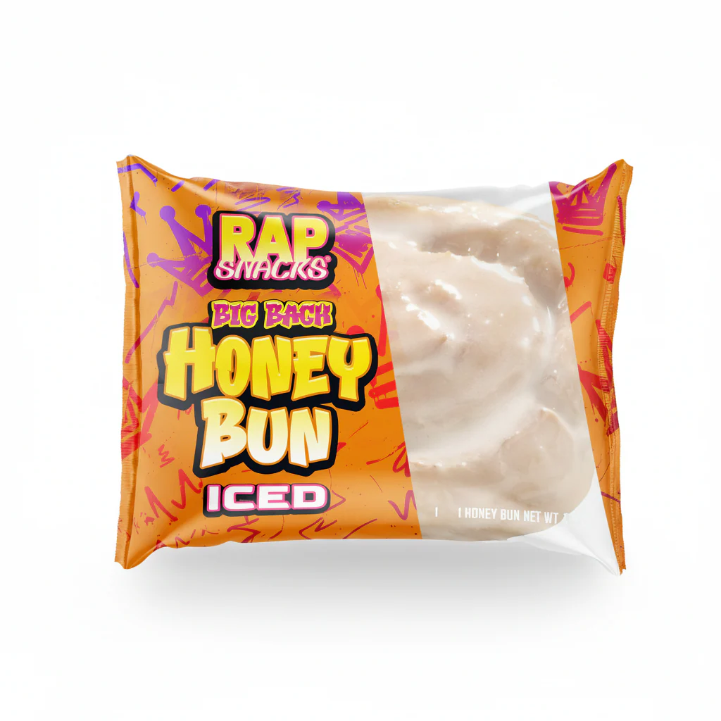 Rap Snacks - Big Back Iced Honey Bun - 4.75 Oz