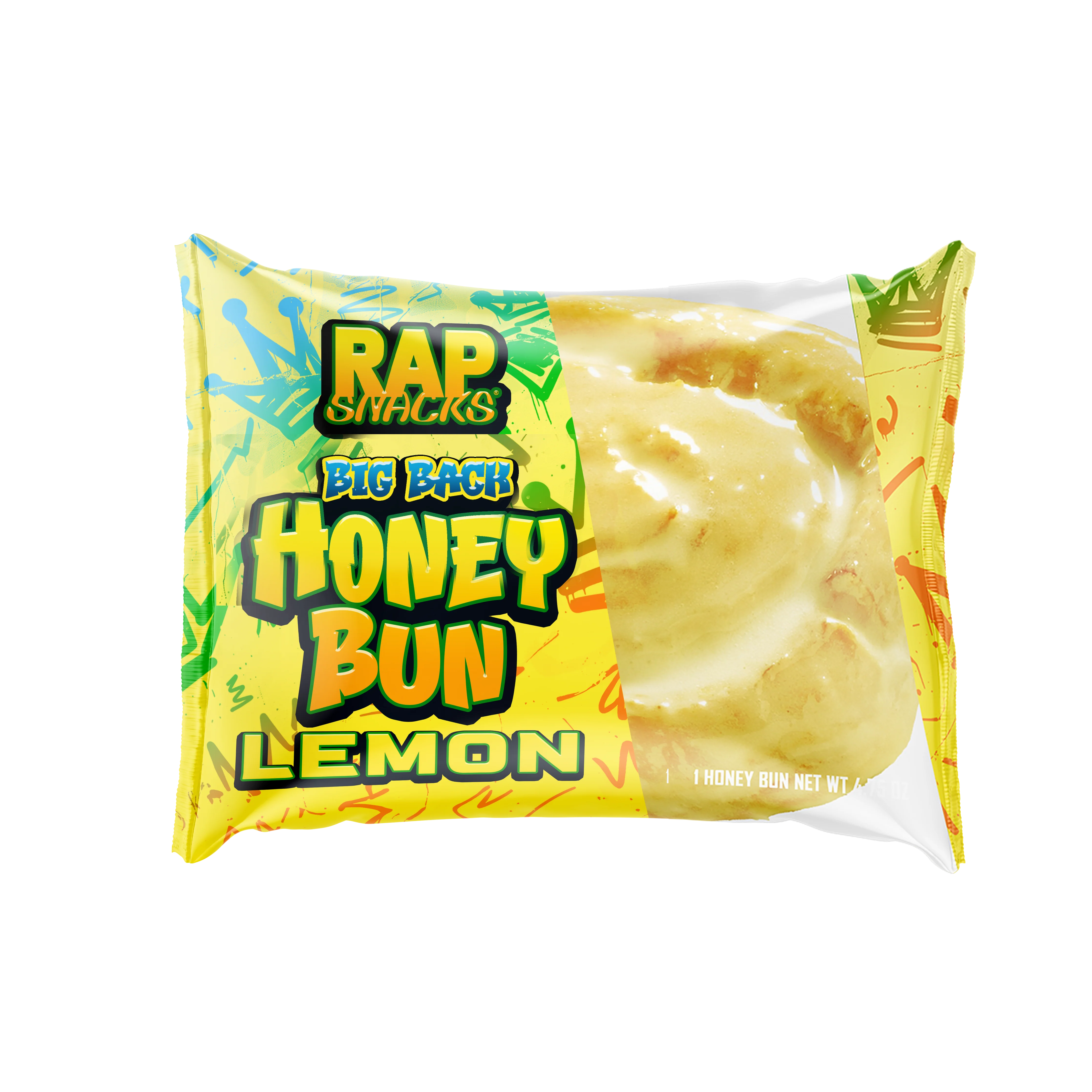 Rap Snacks Big Back Lemon Honey Buns (4.75oz) (12-Pack) - Image 2