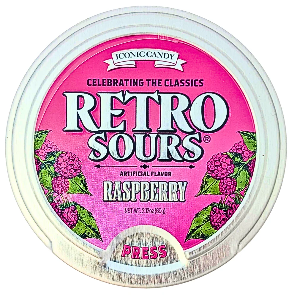 Retro Sours - Raspberry