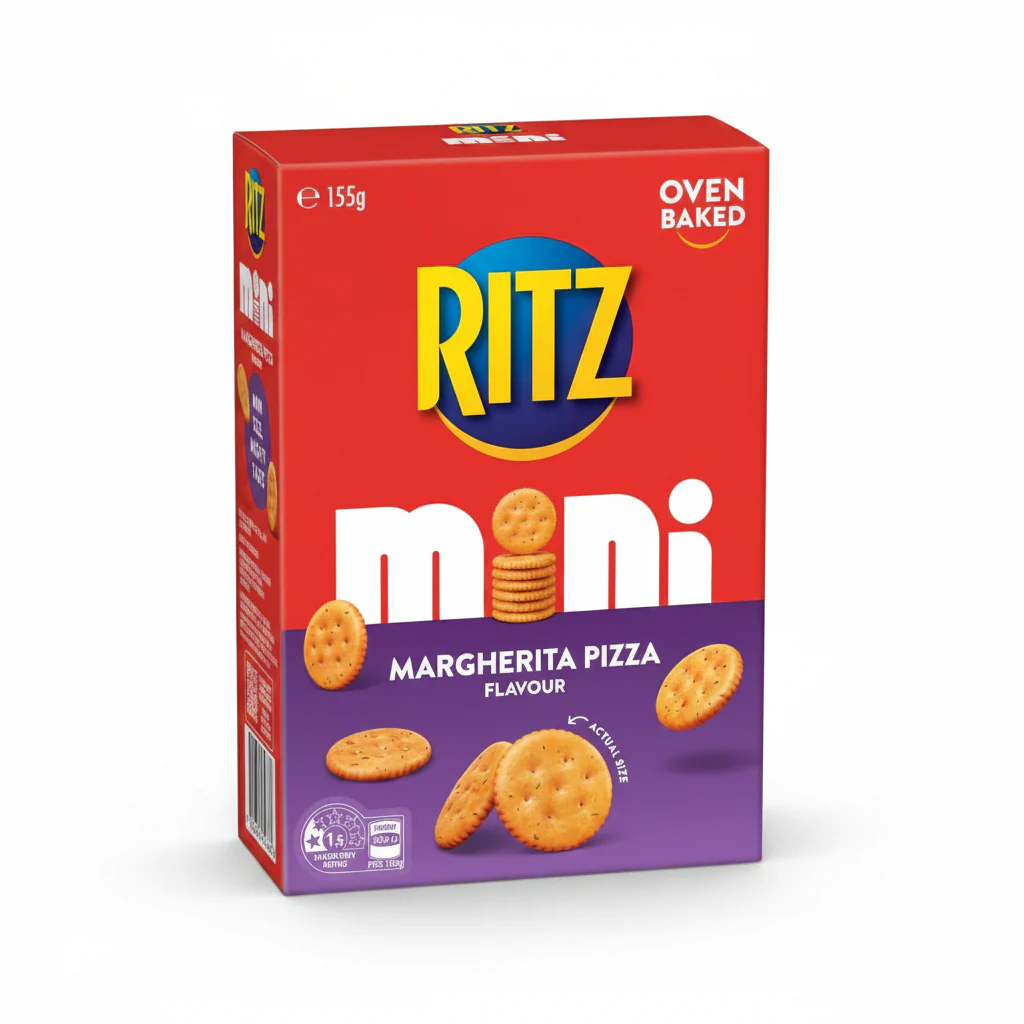 Ritz - Mini - Margherita Pizza Flavor - 5.46 Oz - Australia