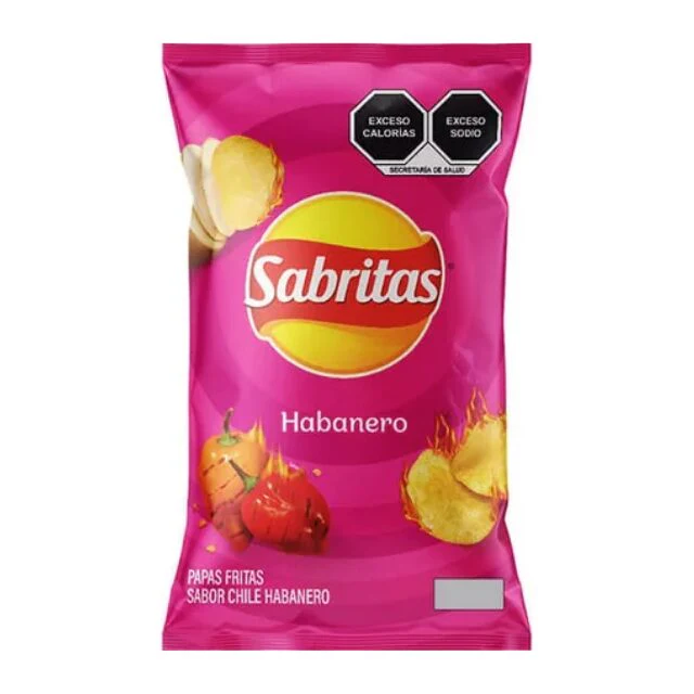Sabritas Habanero 48g  - Mexico (Case of 12)