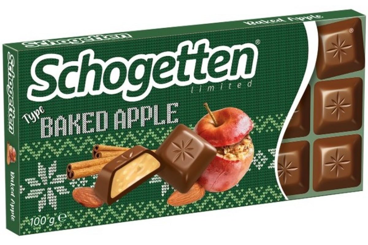 Schogetten Limited Baked Apple Milk Chocolate Bar