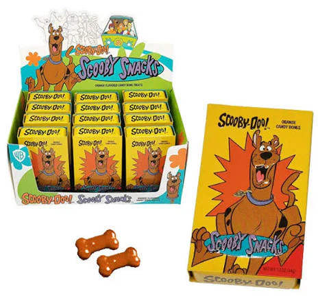 Scooby Doo Scooby Snacks Orange Candy Bones