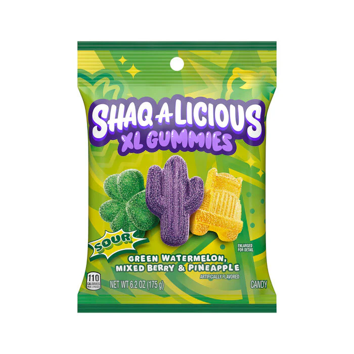 Shaq-A-Licious XL Sour Gummies