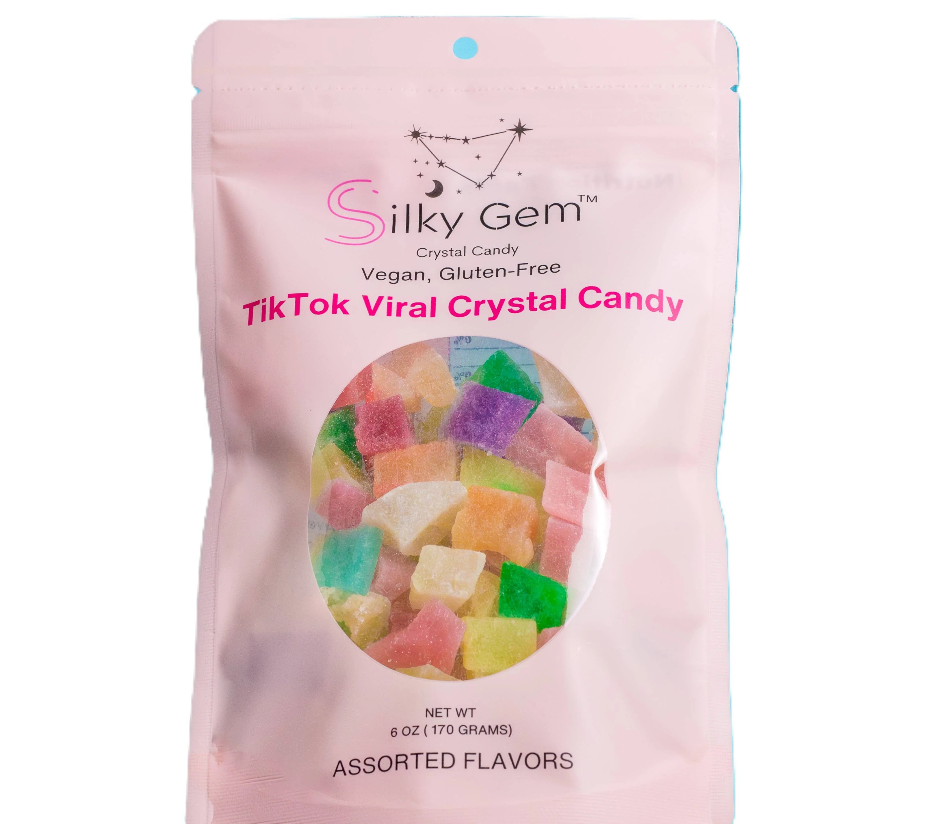Silky Gem Crystal Candy Snack Bites 6oz, 12ct