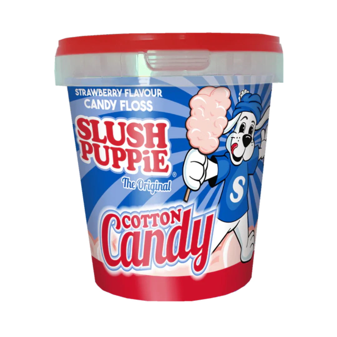 Slush Puppie Strawberry Flavor Cotton Candy