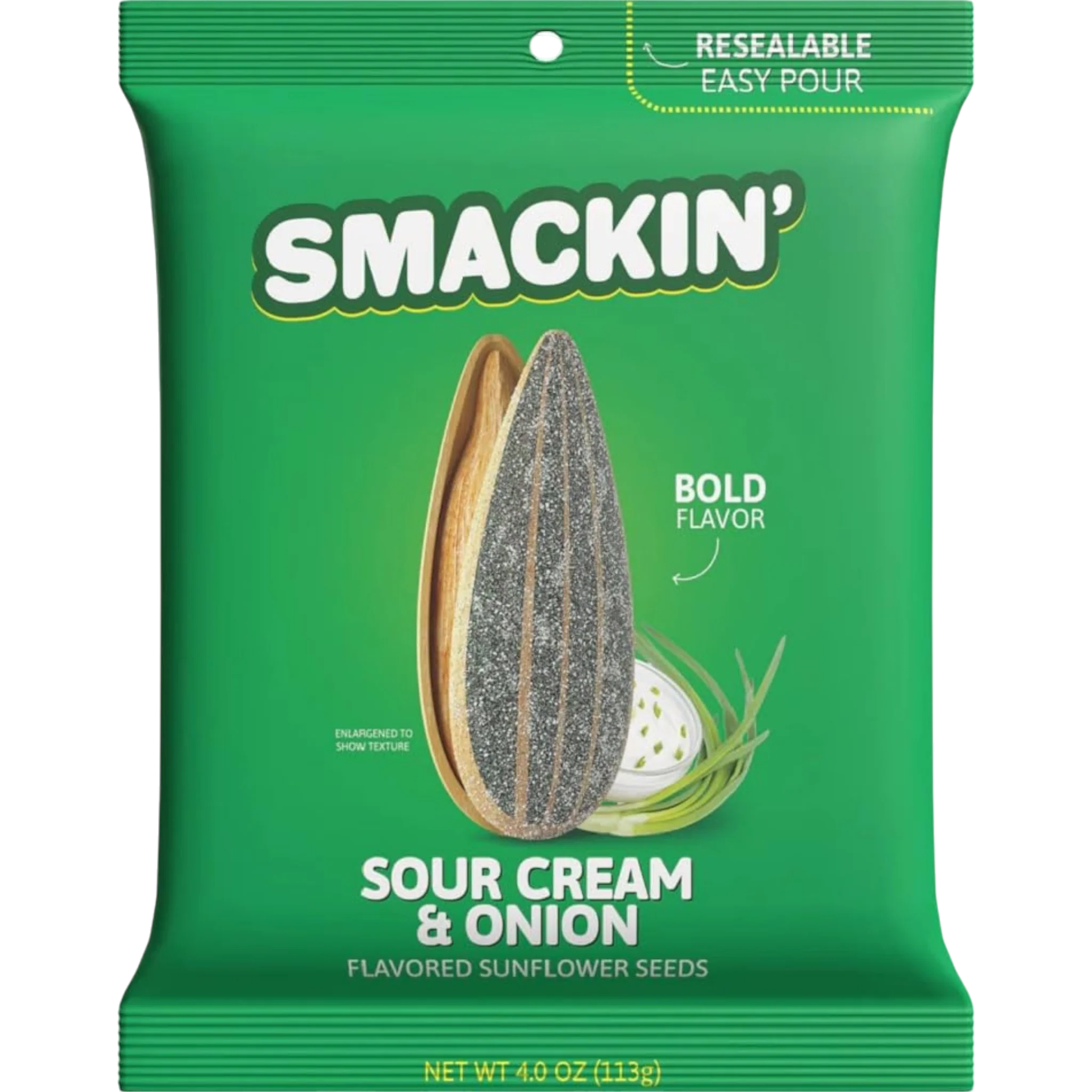 Smackin' Seeds Sour Cream & Onion 4 oz