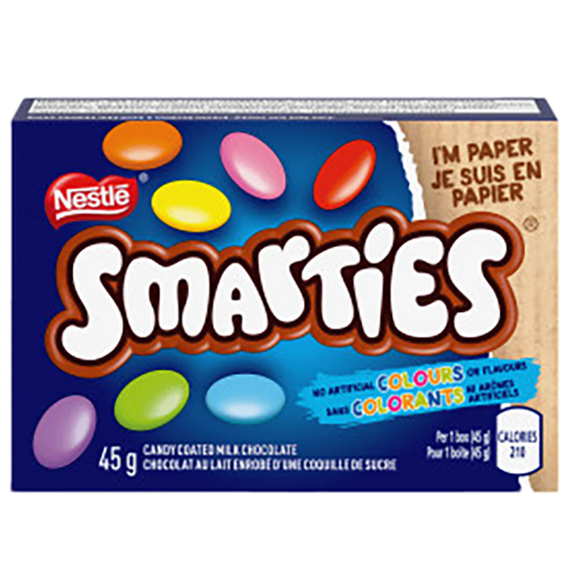 Smarties Original 45g - Canada (Case of 12)