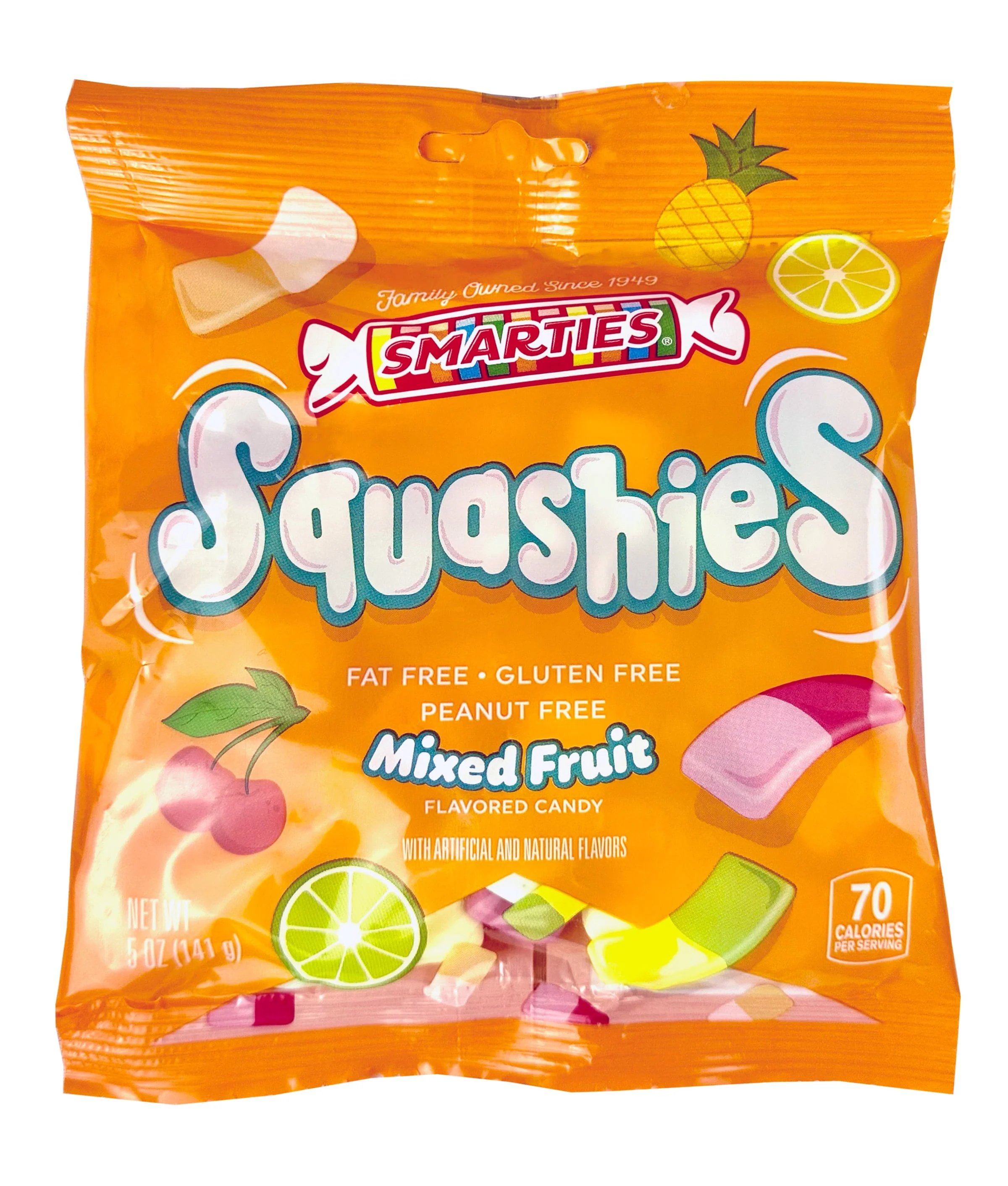 Smarties Squashies Mixed Fruit - 141g