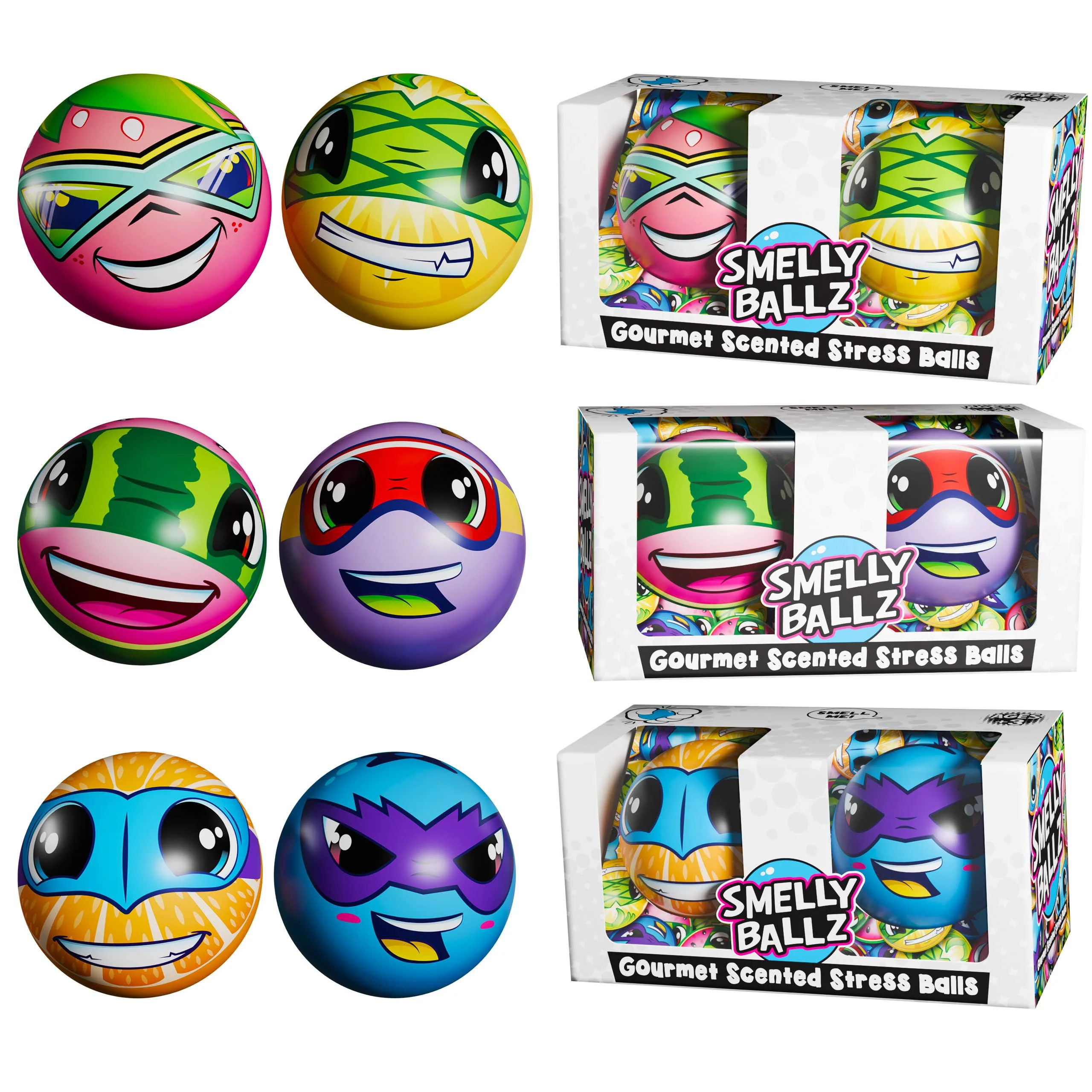 Smelly Ballz Counter Display of 30 ( 2-packs ) - Image 2