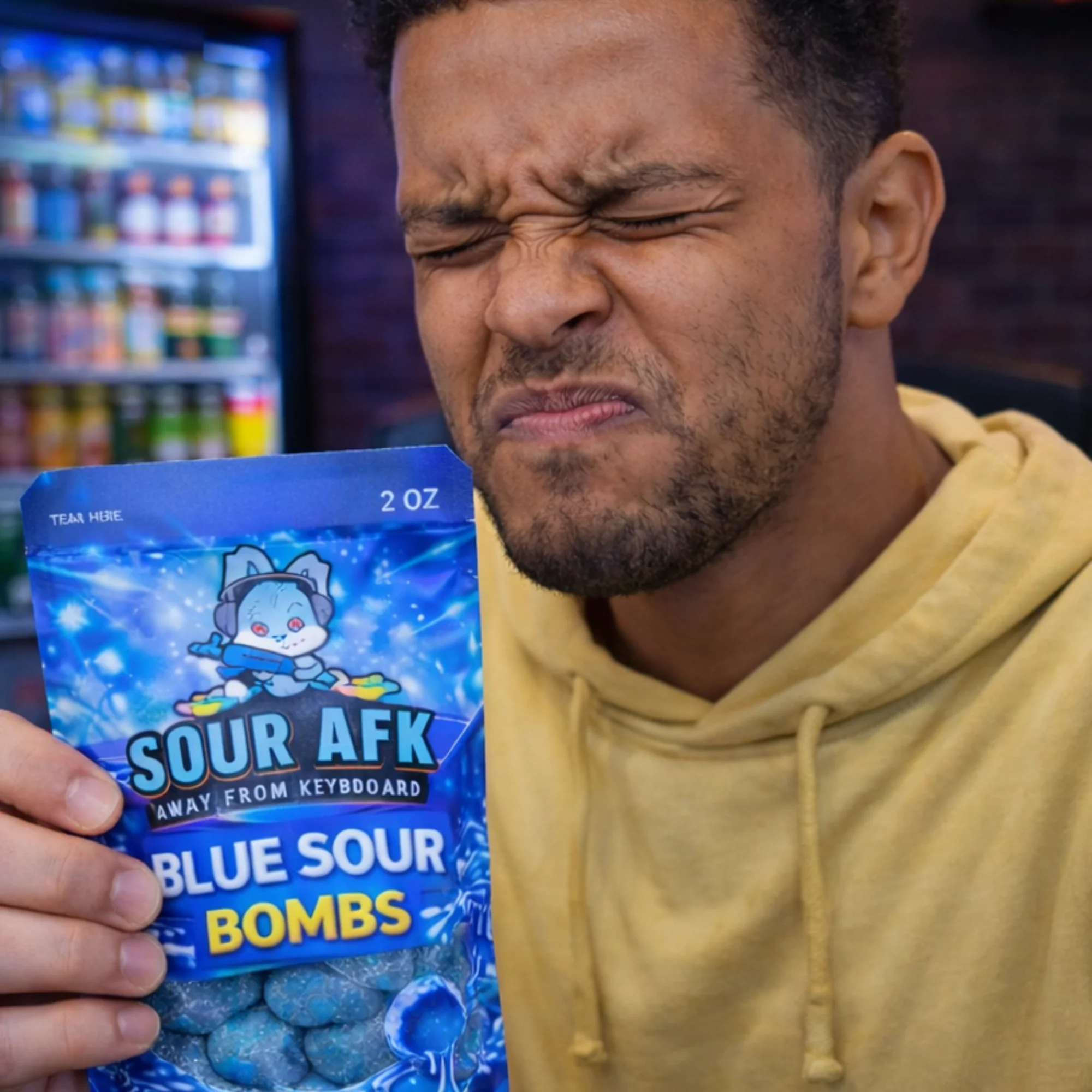 Sour AFK Blue Sour Bombs 2oz (Case of 24) - Image 8