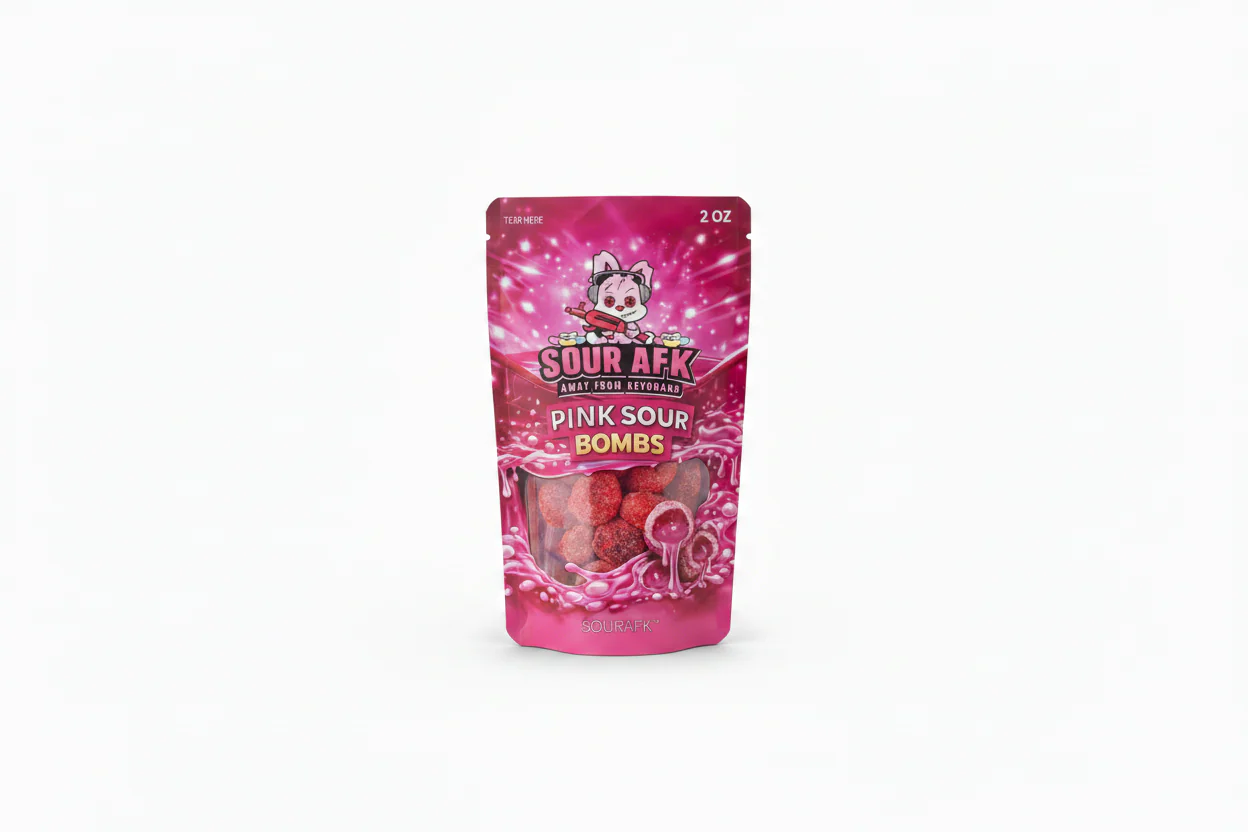 Sour AFK Pink Sour Bombs 2oz (Case of 24)