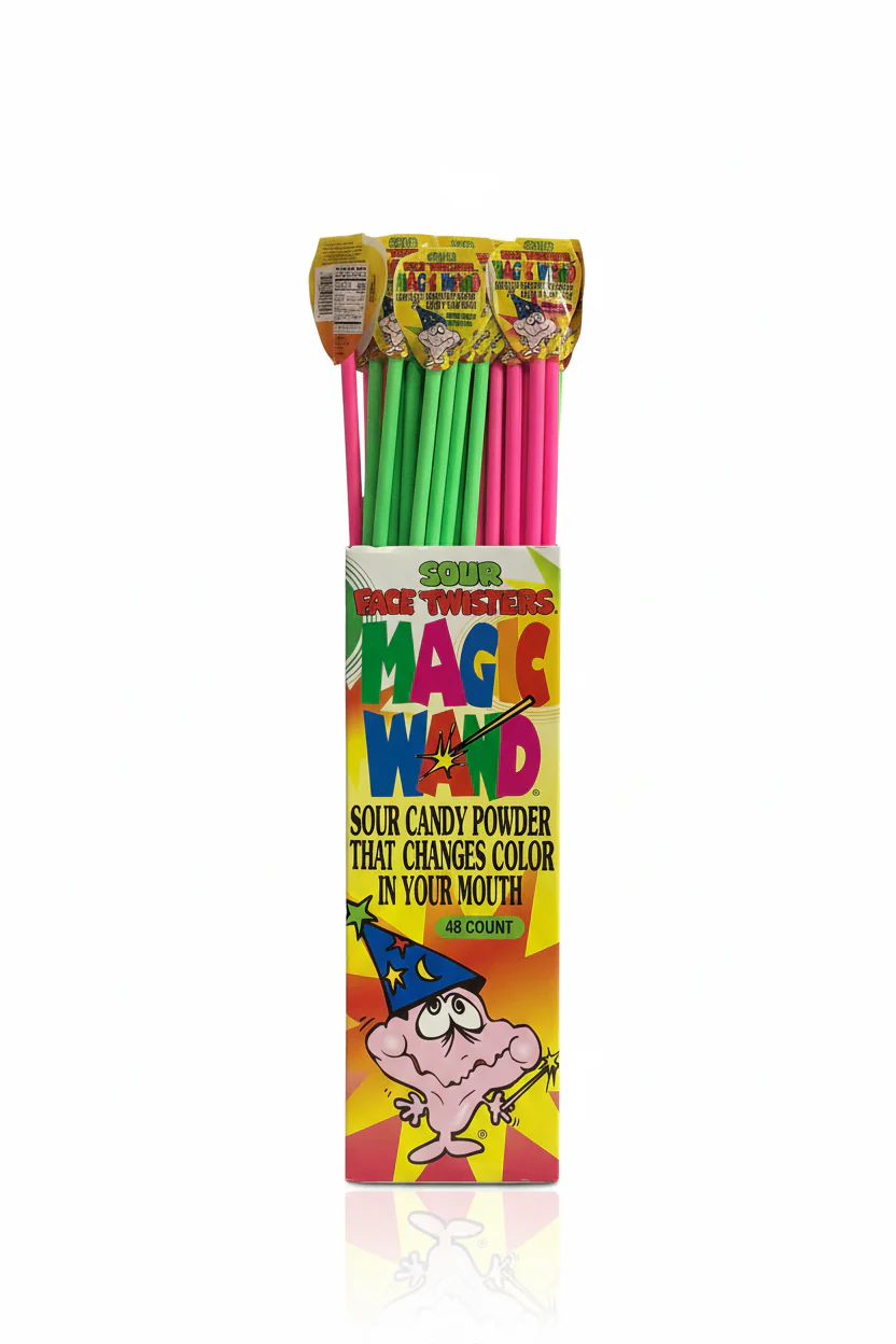 Sour Face Twisters Magic Wand