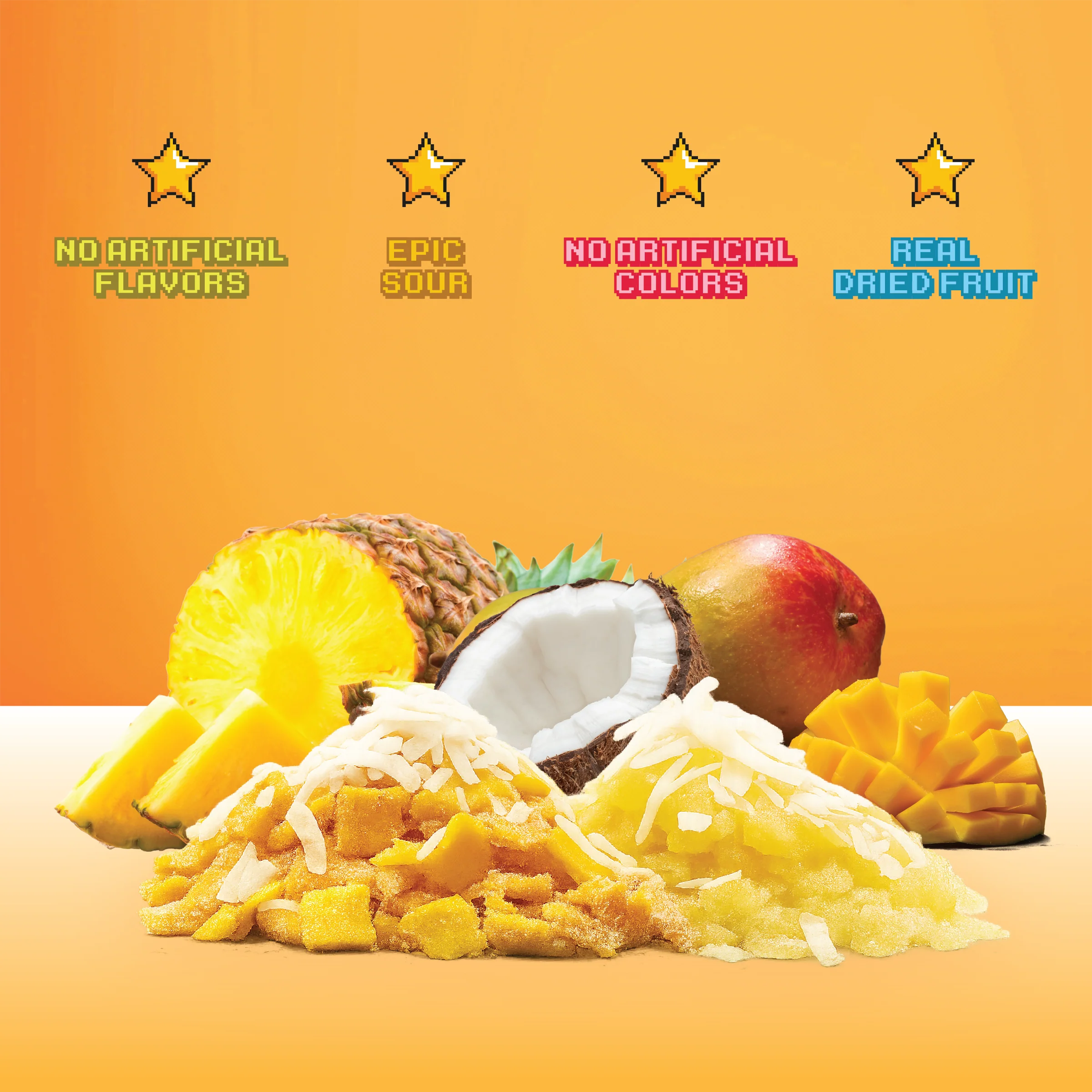 Sour Pina Colada (Mango + Pineapple + Coconut) (4-Pack) - Image 2