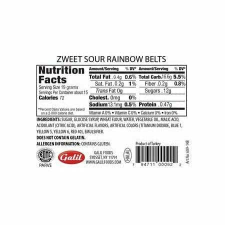 Sour Rainbow Belts | Zweet | 10 oz - Image 2