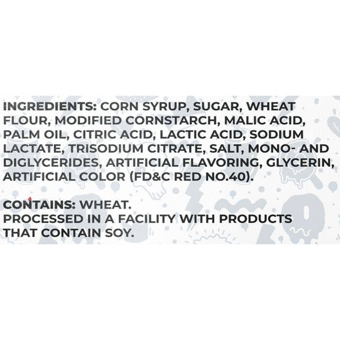 Sour Strips Strawberry 3.4oz Peg Bag, 12ct - Image 3