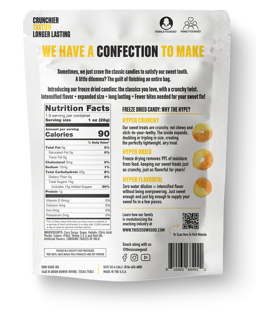 Sow Good Freeze Dried Peach Perfect - Image 2