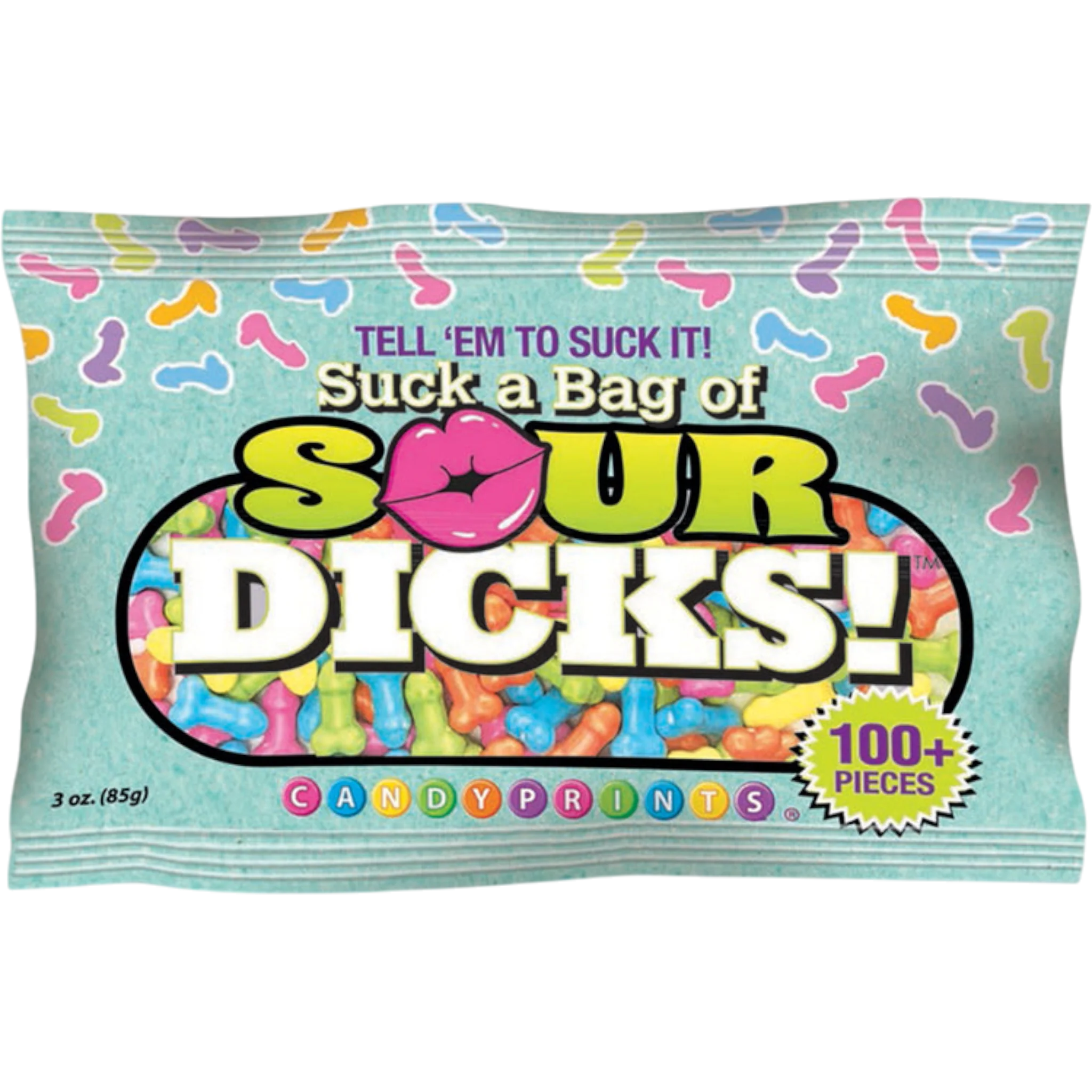 Suck a Bag of Sour Dicks Candy 3 oz
