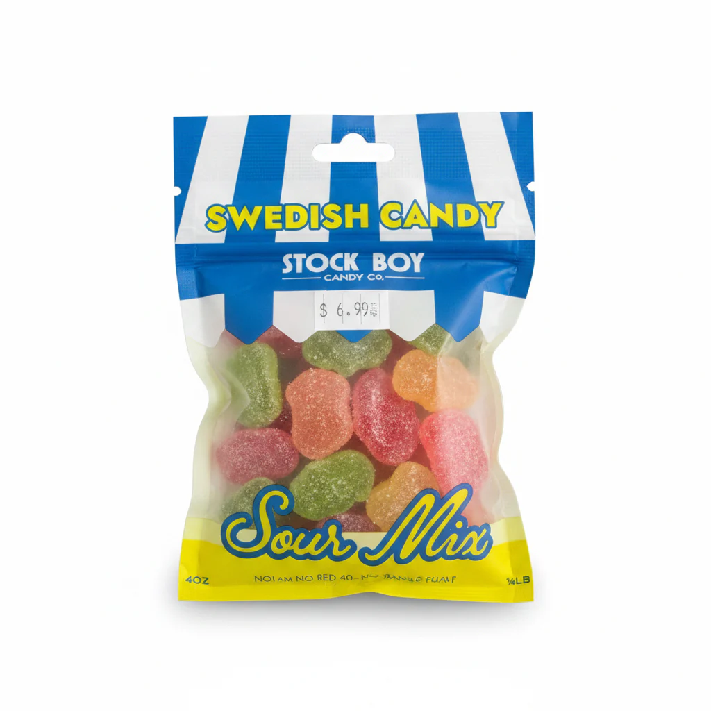 Swedish Candy Stock Boy - Sour Mix