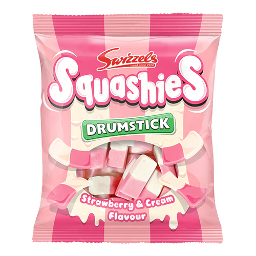 Swizzels Squashies Drumstick - Strawberry & Cream