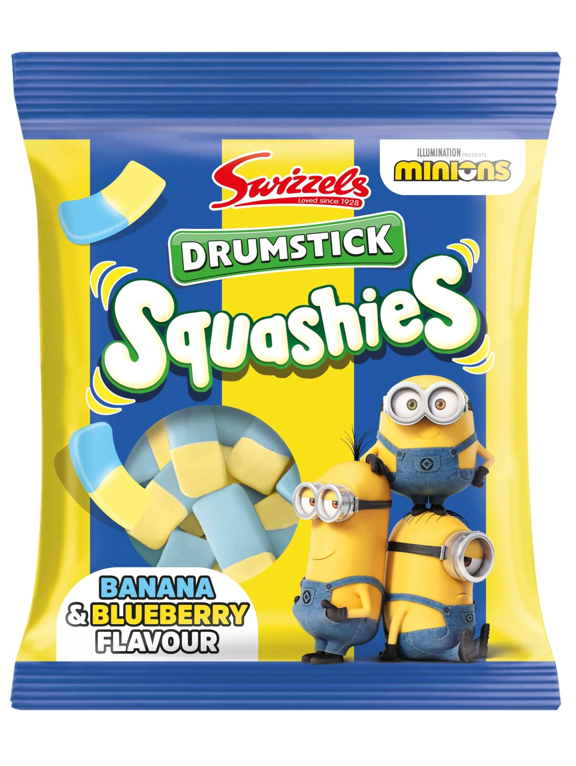 Swizzles Squashies Drumstick - Banana & Blueberry