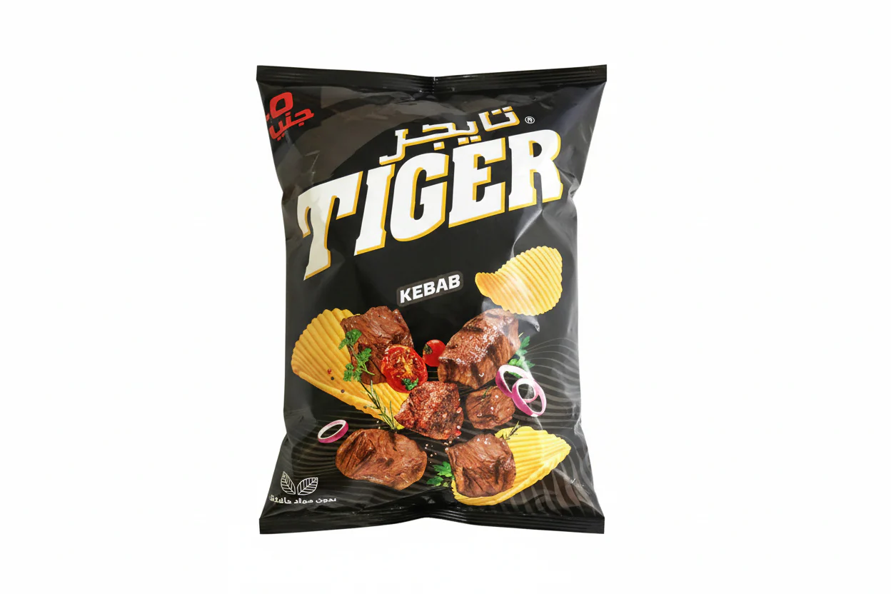Tiger Chips Kebab flavor - Egypt
