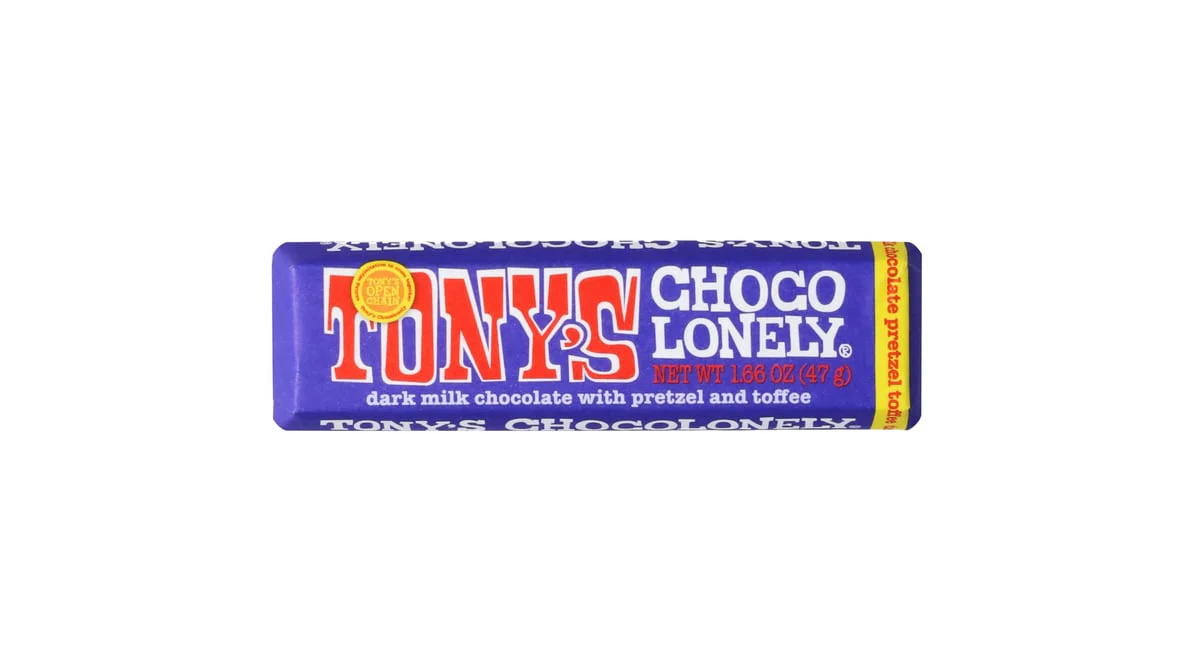 Tony's Choco Lonely Milk Chocolate with Pretzel & Toffee