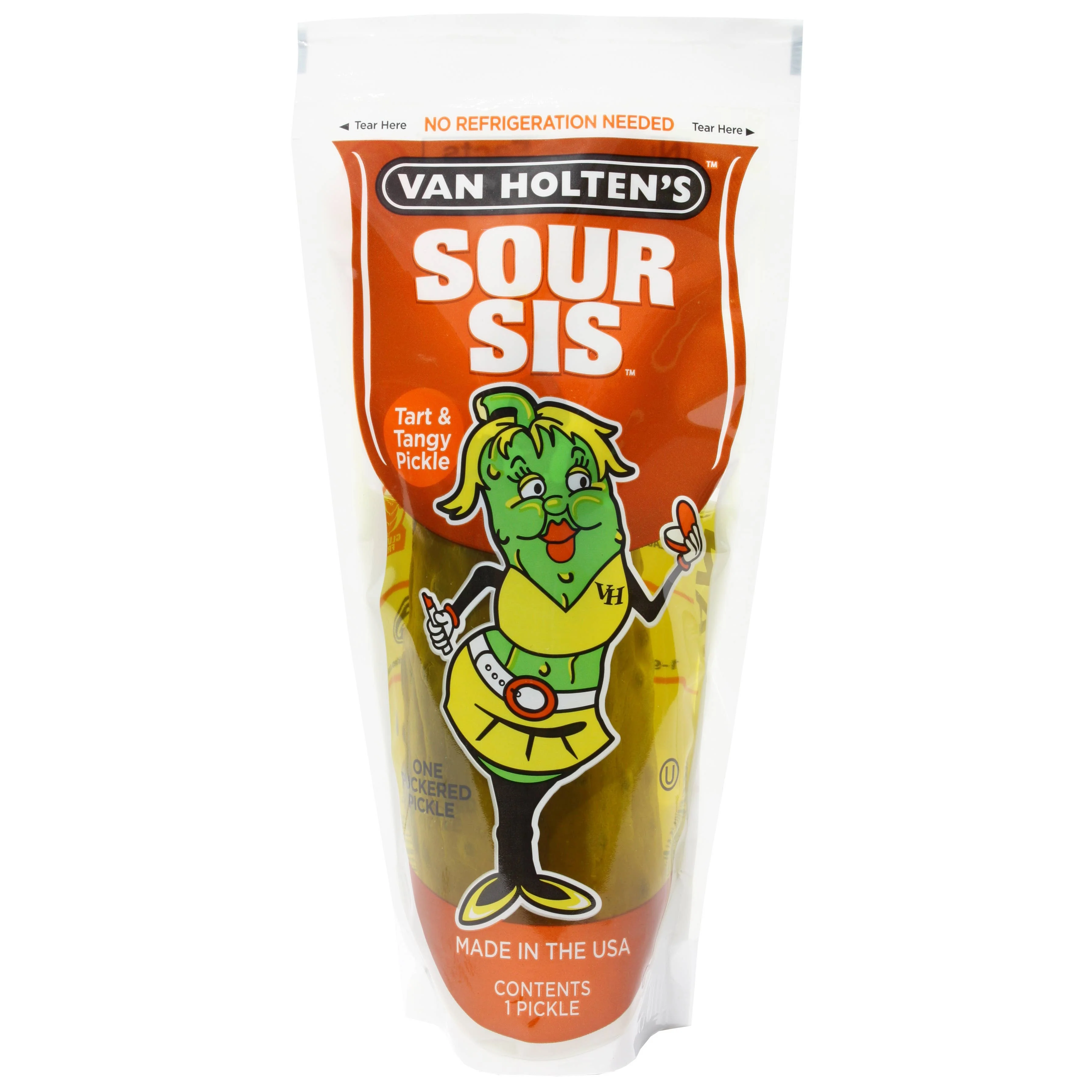 Van Holten's Sour Sis Pickle Pouch, 12ct - Image 2