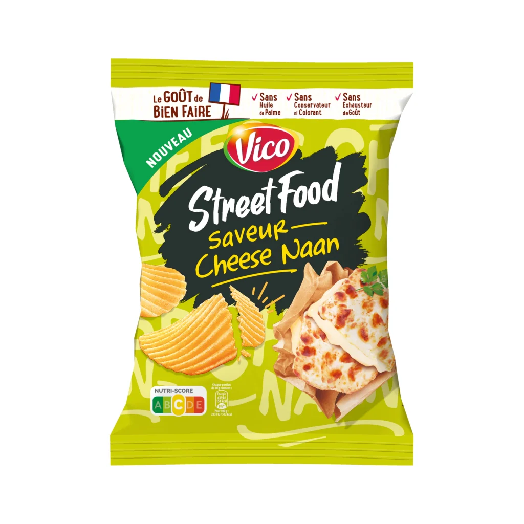Vico Street Food Saveur Cheese Naan