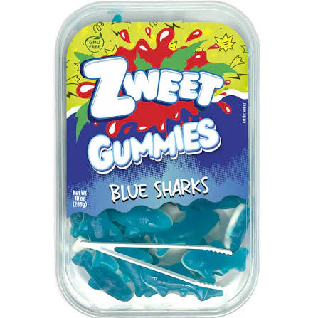 Zweet Gummies Blue Sharks